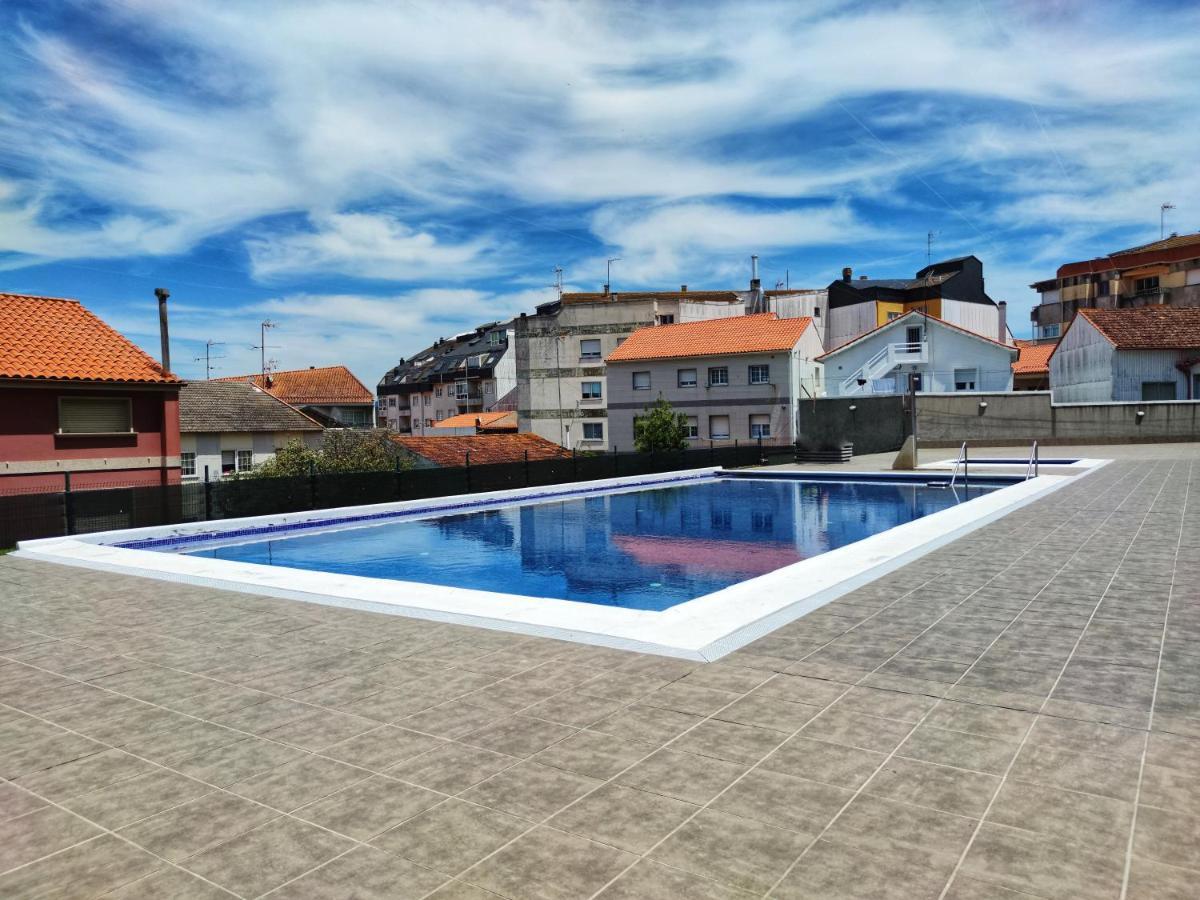 Ático con vistas, piscina y pista de tenis, a 200 metros de la playa Sanxenxo Exterior foto