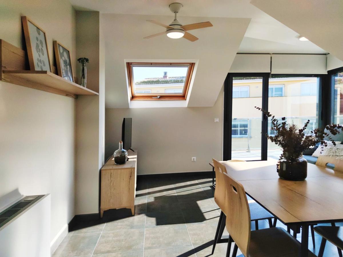 Ático con vistas, piscina y pista de tenis, a 200 metros de la playa Sanxenxo Exterior foto
