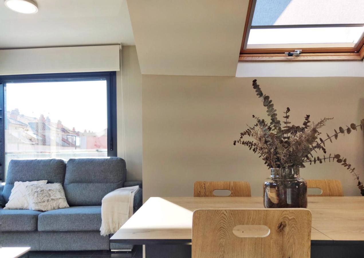 Ático con vistas, piscina y pista de tenis, a 200 metros de la playa Sanxenxo Exterior foto